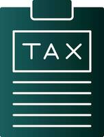Tax Vector Icon Design