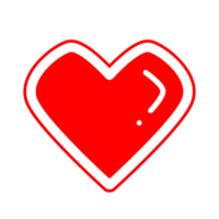 decoratief hart liefde png