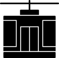 Cable Car Vector Icon Design