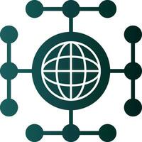 Global network Vector Icon Design