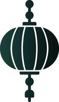 Paper lantern Vector Icon Design