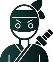 ninja vector icono diseño