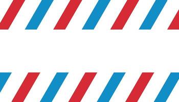 Red, Blue, White diagonal stripes pattern from left to right vector illustration.