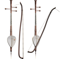 Thai musical instruments - three-stringed fiddle wood png