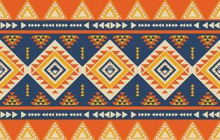 Ethnic abstract ikat art. Aztec ornament print. geometric ethnic pattern seamless  color oriental.  Design for background ,curtain, carpet, wallpaper, clothing, wrapping, Batik, vector illustration.