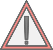 diseño de icono de vector de alerta