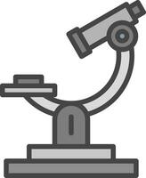 Microscope Vector Icon Design