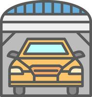 Garage Vector Icon Design