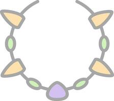 Necklace Vector Icon Design