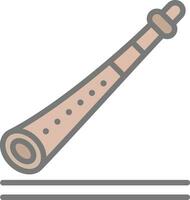 Shakuhachi Vector Icon Design