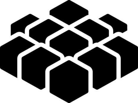 solid icon for sets vector