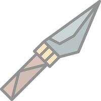 diseño de icono de vector de cuchillo