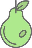 Pear Vector Icon Design