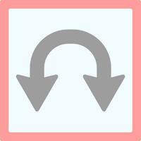 Double Curve Vector Icon Design