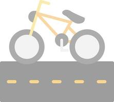 Cycle Lane Vector Icon Design