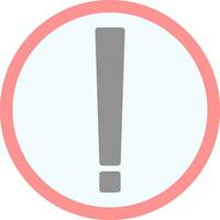 Exclamation Mark Vector Icon Design