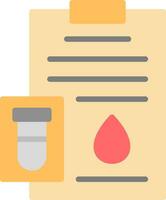 Blood Test Vector Icon Design