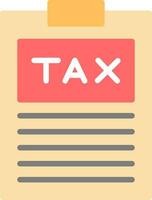 Tax Vector Icon Design