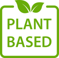 Plant based icon healthy food symbol vegan badge, vegetarian sign for your web site design, logo, app, UI.illustration png