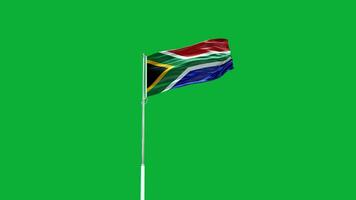 drapeau national de l'afrique du sud video