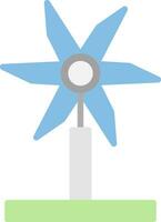 Wind Turbine Vector Icon Design