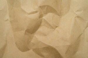 Recycle Paper Texture background. Crumpled Old kraft paper abstract shape background with space paper for text high resolution photo