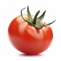 Cereza tomate aislado en blanco antecedentes. ai generativo foto