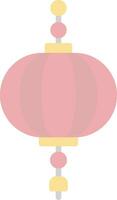 Paper lantern Vector Icon Design