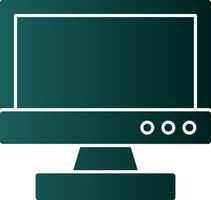 Tv monitor Vector Icon Design