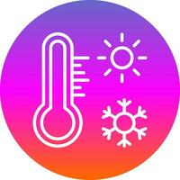 Thermometer Vector Icon Design