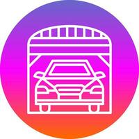 Garage Vector Icon Design