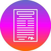 Registered document Vector Icon Design