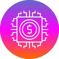 Digital currency Vector Icon Design