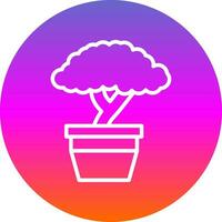 Bonsai Vector Icon Design