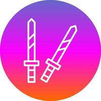 Katana Vector Icon Design