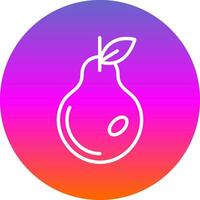 Pear Vector Icon Design