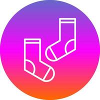 Socks Vector Icon Design