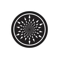 spiral icon vector