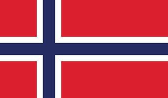 bandera de noruega vector