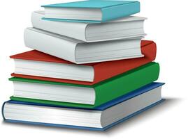 stack of books vector