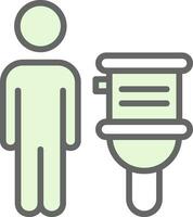 Restroom Vector Icon Design