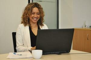 Maori, Pacific Islanders in business setting for meeting and coaching photo