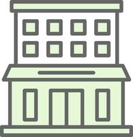 Office Building Vector Icon Design