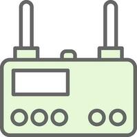 Wireless router Vector Icon Design