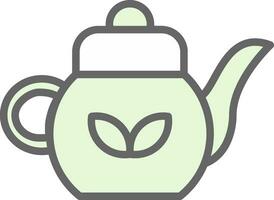 Teapot Vector Icon Design