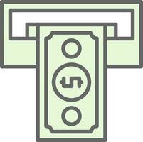 Cash withdrawal Vector Icon Design