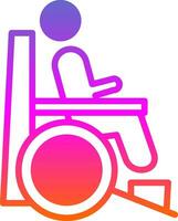 Disability Vector Icon Design
