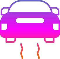 Slippery Road Vector Icon Design