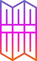 Folding Screen Vector Icon Design