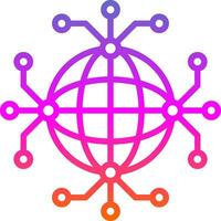Global connection Vector Icon Design